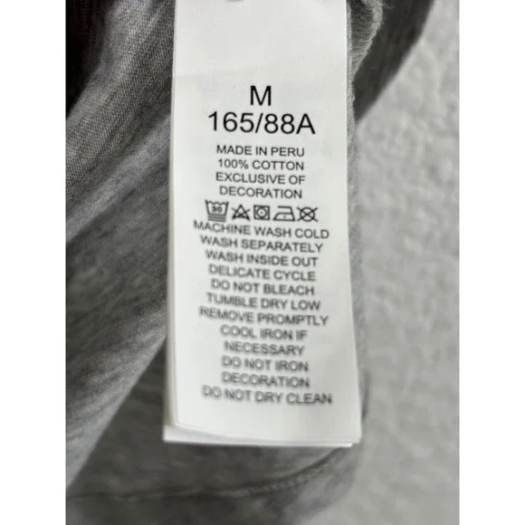 Kate Spade Gray Short Sleeve Tee with Tiger Patch - Picture 6 of 10